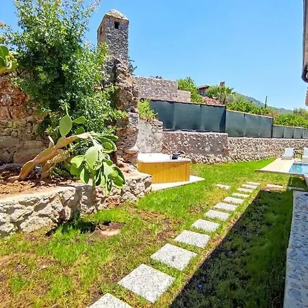 Antik Authentic Private Stone With Jaccuzi Villa Kayakoy