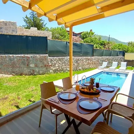 Antik Authentic Private Stone With Jaccuzi Kayakoy